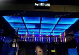 Thiết kế thi công bảng hiệu khách sạn/ Hotel Tru trọn gói