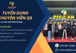 TUYỂN DỤNG CHUYÊN VIÊN QS (HỒ SƠ, BÓC TÁCH KHỐI LƯỢNG)