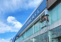 THI CÔNG TRỌN GÓI BIỂN QUẢNG CÁO SHOWROOM VINFAST SÓC SƠN