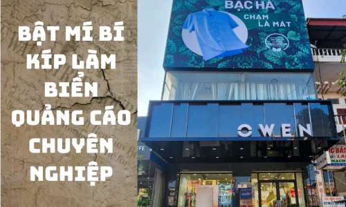 Bật mí bí kíp làm biển quảng cáo chuyên nghiệp