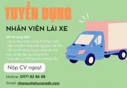 TUYỂN DỤNG NHÂN VIÊN LÁI XE